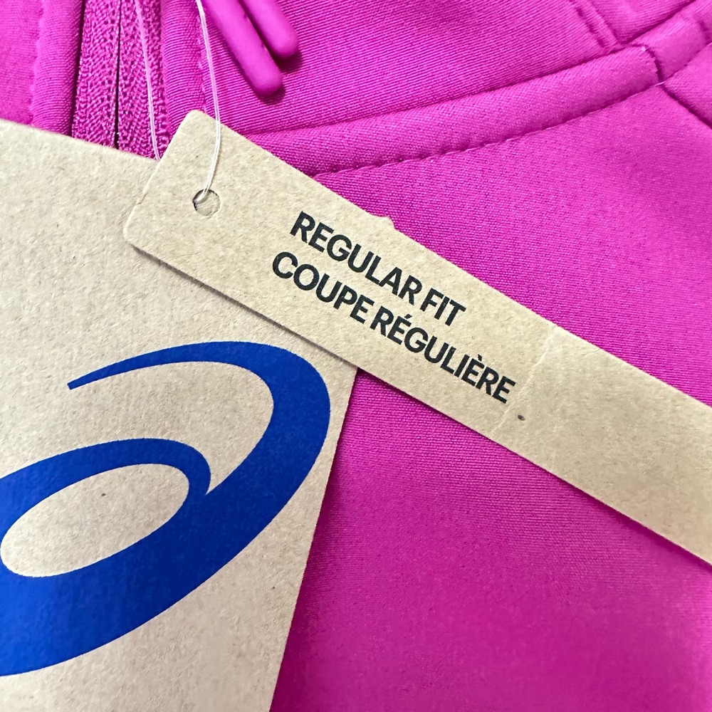 Asics Woven Hooded Softshell Jacket Regular Fit Pink Womens Size XL NWT - Picture 3 of 9